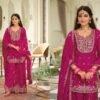 Stylish Eba Saaj Chinon Embroidery Work Designer Salwar Kameez Suits Wholesale 2026