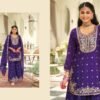 Stylish Eba Saaj Chinon Embroidery Work Designer Salwar Kameez Suits Wholesale 2026