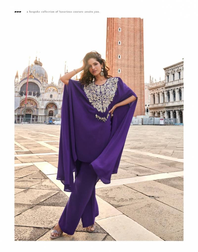 Beautiful Sayuri Avika French Crepe Silk Embroidered Designer Salwar Kameez Wholesale 2026