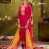 Latest Rangoon Odhani Chinon Silk With Fancy Work Kurti Pant And Dupatta Wholesale 2026