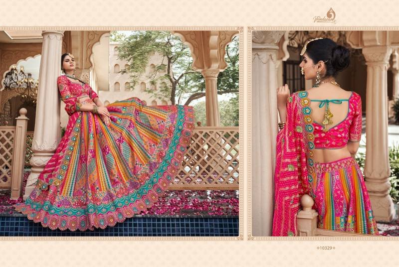 Buy Royal Vrindavan Vol 59 Banarasi Silk Zarkan Designer Bridal Lehenga Choli Wholesale 2026