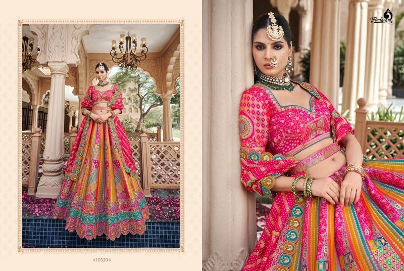 Buy Royal Vrindavan Vol 59 Banarasi Silk Zarkan Designer Bridal Lehenga Choli Wholesale 2026