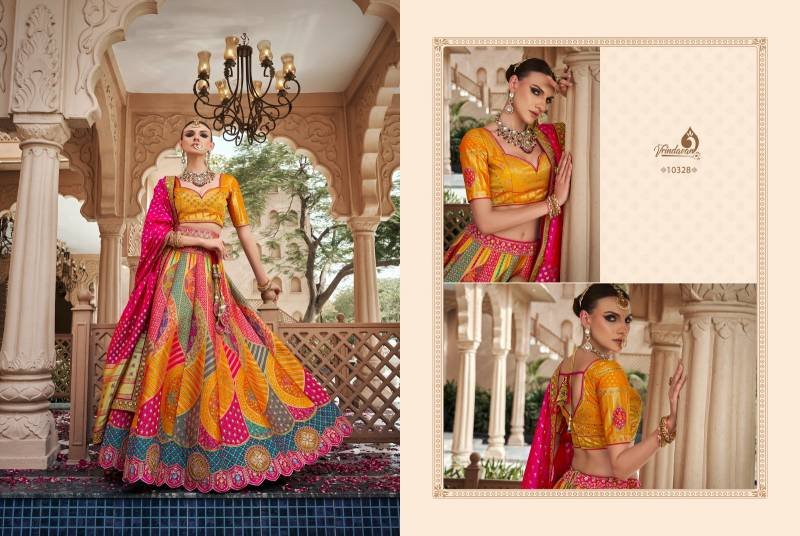 Buy Royal Vrindavan Vol 59 Banarasi Silk Zarkan Designer Bridal Lehenga Choli Wholesale 2026