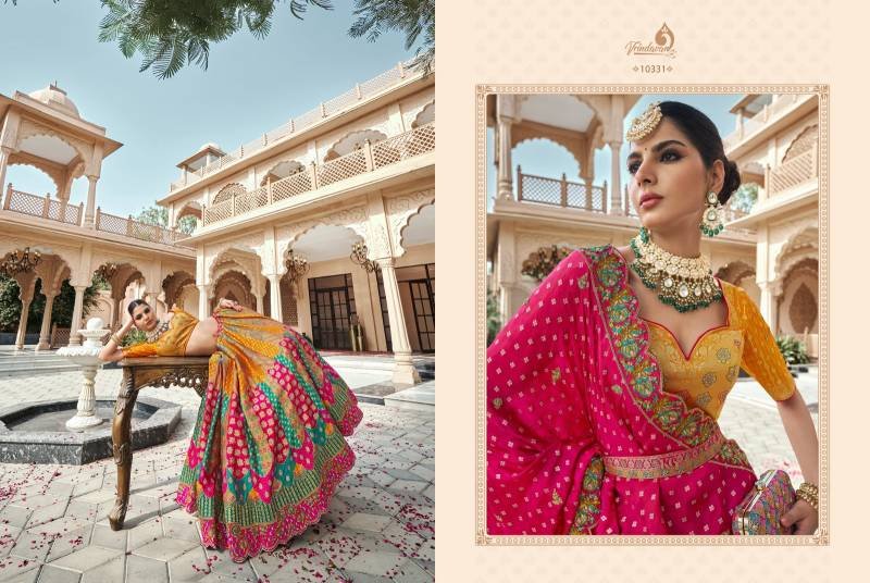 Buy Royal Vrindavan Vol 59 Banarasi Silk Zarkan Designer Bridal Lehenga Choli Wholesale 2026