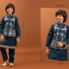 Beautiful Clleora Nazrana Kids Viscose Silk Embroidered Work Kurta Pant And Koti Wholesale 2026