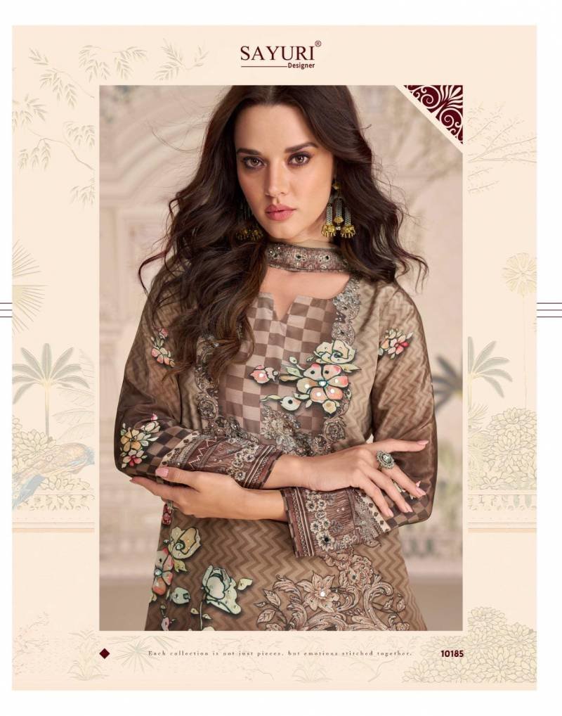 Stylish Sayuri Kirti Crep Silk Mirror Work Designer Salwar Kameez Collection Wholesale 2026
