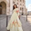 Buy Sayuri Jhalak Crush Silk Embroidered Designer Gown Collection Wholesale 2026