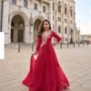 Buy Sayuri Jhalak Crush Silk Embroidered Designer Gown Collection Wholesale 2026