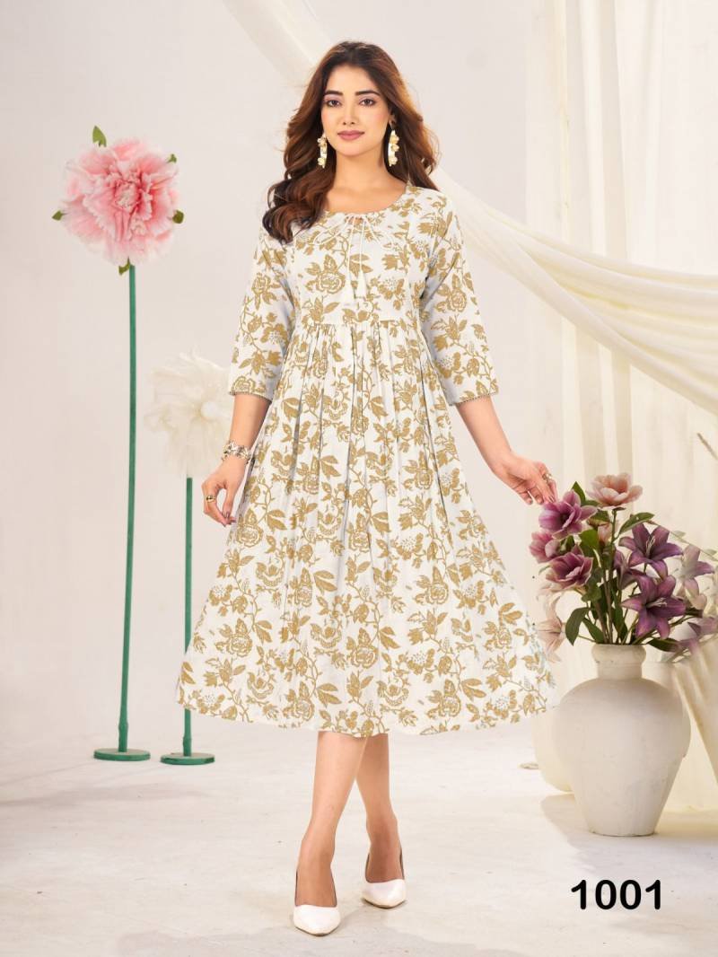 Blue Hills Classmate Midi Rayon Stylish Casual Wear Top Collection Wholesale