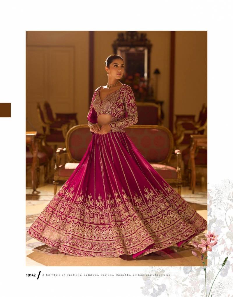 Beautiful Sayuri Kamini Georgette Embroidered Stylish Designer Lehenga Choli Wholesale 2026