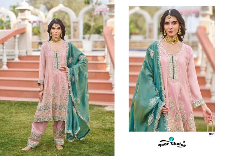 Buy Your Choice Kashish Vol 1 Chinon Designer Salwar Kameez Collection Wholesale 2026