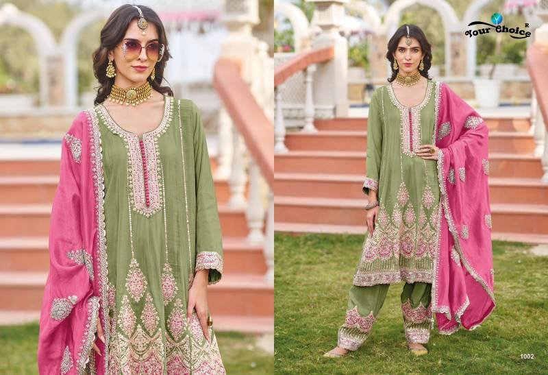 Buy Your Choice Kashish Vol 1 Chinon Designer Salwar Kameez Collection Wholesale 2026