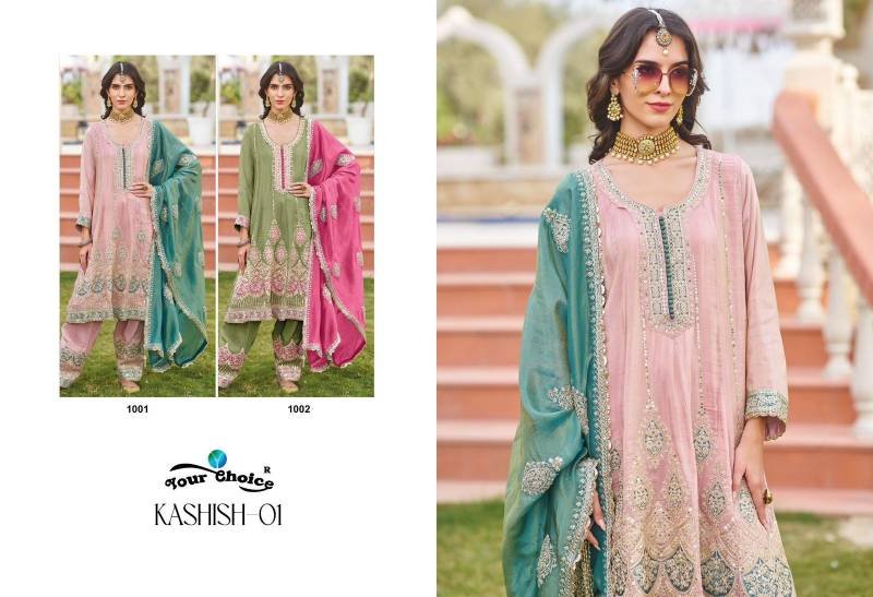 Buy Your Choice Kashish Vol 1 Chinon Designer Salwar Kameez Collection Wholesale 2026