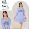 Buy Blue Hills Kiara Vol 18 Rayon Wrinkle Embroidery Work Top Collection Wholesale 2026