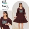 Buy Blue Hills Kiara Vol 18 Rayon Wrinkle Embroidery Work Top Collection Wholesale 2026