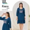 Buy Blue Hills Kiara Vol 18 Rayon Wrinkle Embroidery Work Top Collection Wholesale 2026