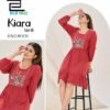 Buy Blue Hills Kiara Vol 18 Rayon Wrinkle Embroidery Work Top Collection Wholesale 2026