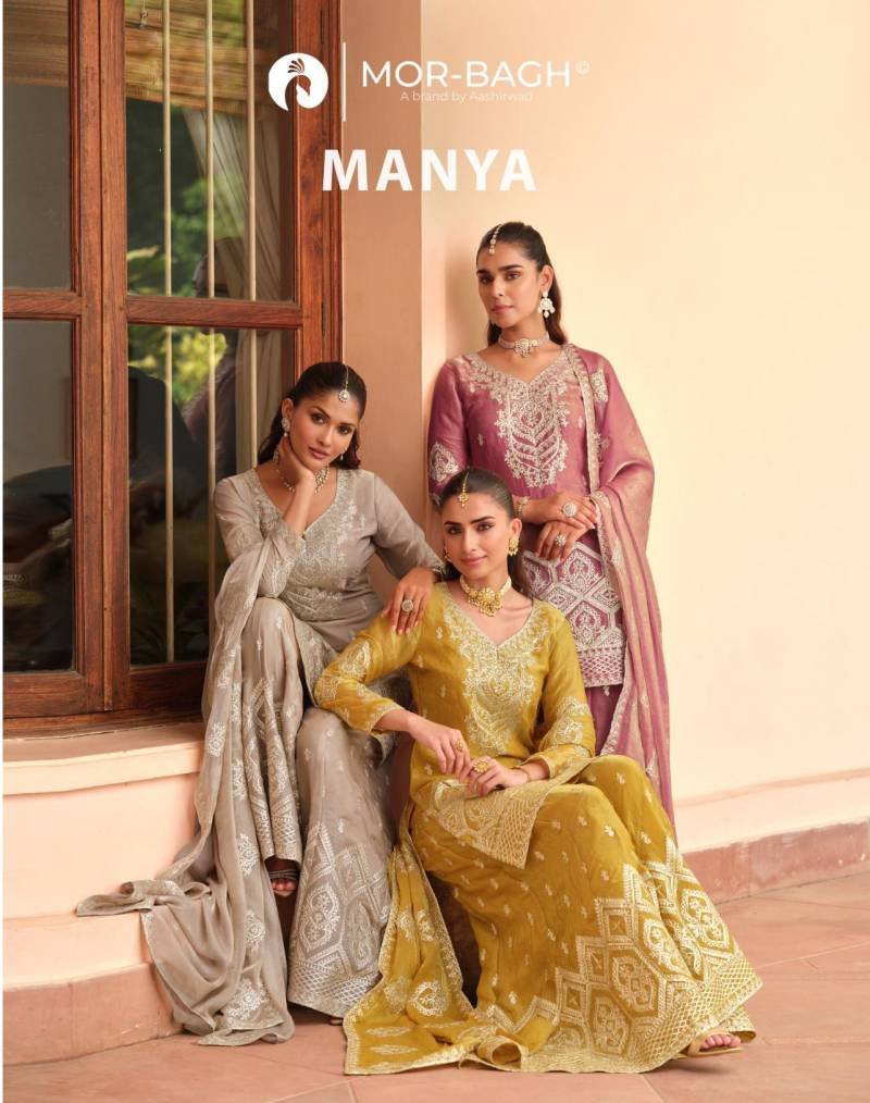 Aashirwad Mor Bagh Manya Tora Silk Designer Salwar Kameez Collection Wholesale