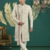 Sumi 4001 To 4005 Series Art Silk Wedding Wear Mens Sherwani Wholesale
