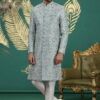 Latest Sumi 4011 To 4014 Series Art Silk Embroidery Wedding Wear Sherwani Wholesale 2026