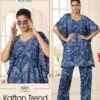 Latest Blue Hills Kaftan Trend Vol 3 Crape Print Top And Bottom Collection Wholesale 2026