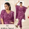 Latest Blue Hills Kaftan Trend Vol 3 Crape Print Top And Bottom Collection Wholesale 2026