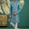 Launching Sumi 4021 To 4026 Series Pure Banarasi Jacquard Heavy Mens Wear Sherwani Wholesale 2026