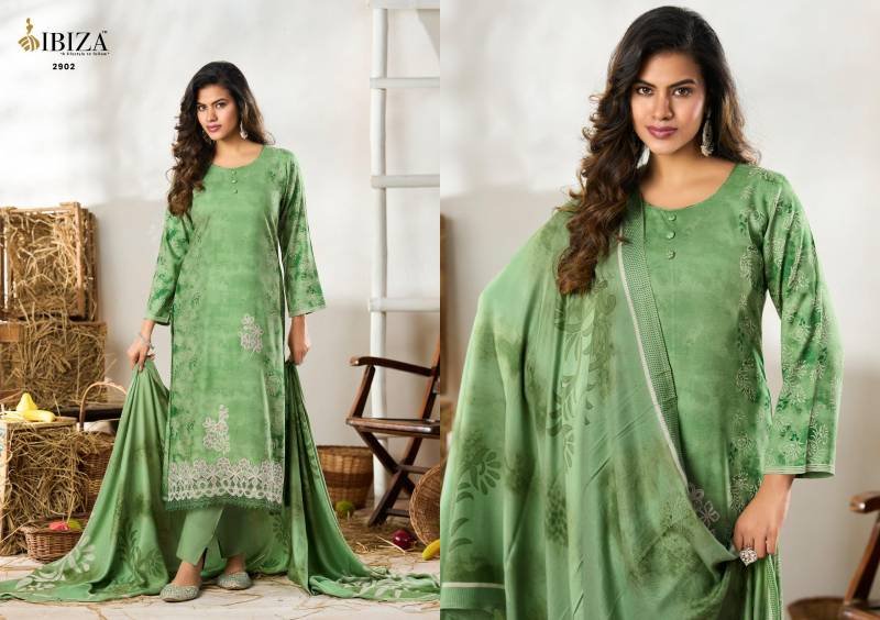 Latest Ibiza Masaba Viscose Pashmina Embroidered Salwar Kameez Collection Wholesale 2026