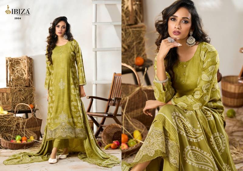 Latest Ibiza Masaba Viscose Pashmina Embroidered Salwar Kameez Collection Wholesale 2026