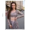 Latest Sayuri Haseena French Crepe Silk Stylish Blouse Dhoti And Jacket Wholesale 2026