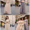 Latest Sayuri Haseena French Crepe Silk Stylish Blouse Dhoti And Jacket Wholesale 2026