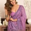 Gobuni Sowmya Modal Worli Work With Zhallar Saree Collection Wholesale