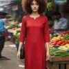 Stylish Blue Hills Solitaire Rayon Daily Wear Kurti Wholesale 2026