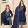 Beautiful Blue Hills Nithya Anarkali Rayon Foil Print Anarkali Gown And Dupatta Wholesale 2026