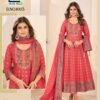 Beautiful Blue Hills Nithya Anarkali Rayon Foil Print Anarkali Gown And Dupatta Wholesale 2026