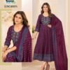 Beautiful Blue Hills Nithya Anarkali Rayon Foil Print Anarkali Gown And Dupatta Wholesale 2026