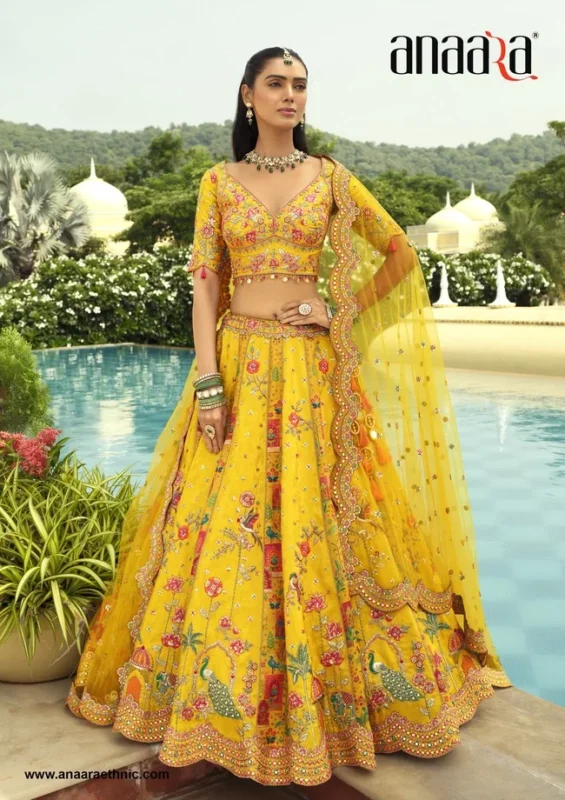 Stylish Tathastu Anaara Readymade Silk Lehenga With Embroidery Work Wholesale 2026