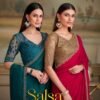 Tfh Salsa Style 5 Stylish Designer Party Wear Saree Collection Wholesale