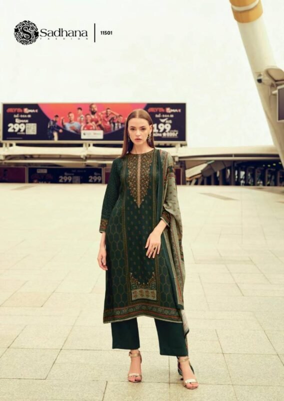 Stylish Sadhana Nana Viscose Pashmina Digital Printed Work Salwar Kameez Wholesale 2026