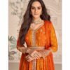 Launching Sayuri Sakshi Chinon Silk Embroidered Work Top Bottom And Dupatta Wholesale 2026