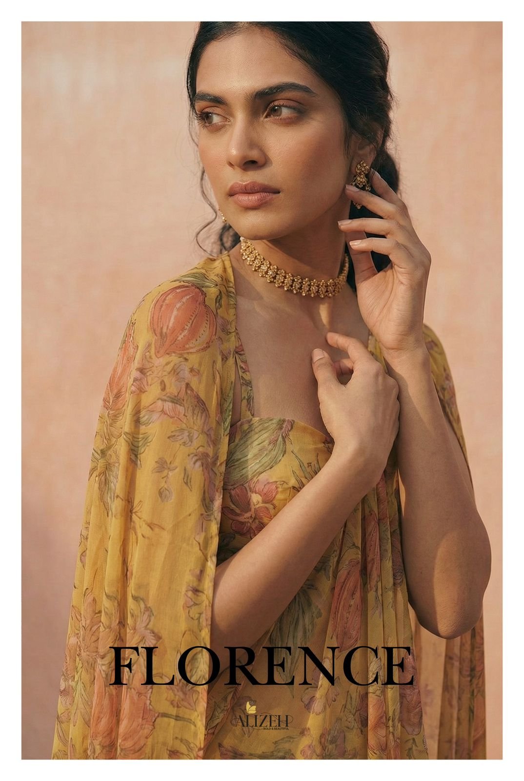 Alizeh Florence Georgette Printed lehenga Choli Wholesale