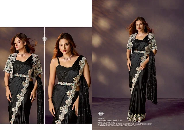 Buy Mahotsav Celeste Designer Party Wear With Readymade Blouse Saree Collection Wholesale 2026
