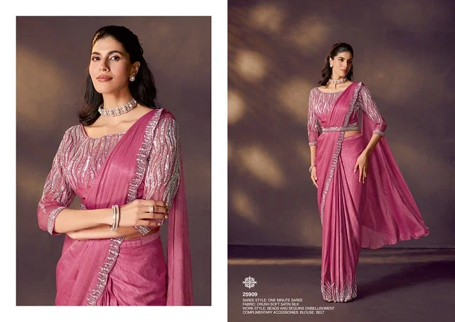 Buy Mahotsav Celeste Designer Party Wear With Readymade Blouse Saree Collection Wholesale 2026