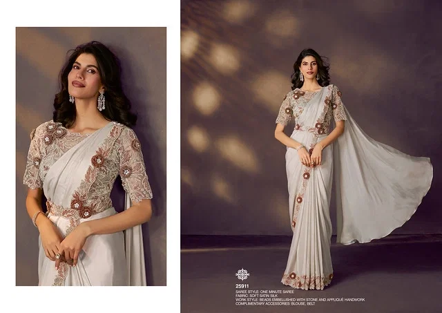 Buy Mahotsav Celeste Designer Party Wear With Readymade Blouse Saree Collection Wholesale 2026
