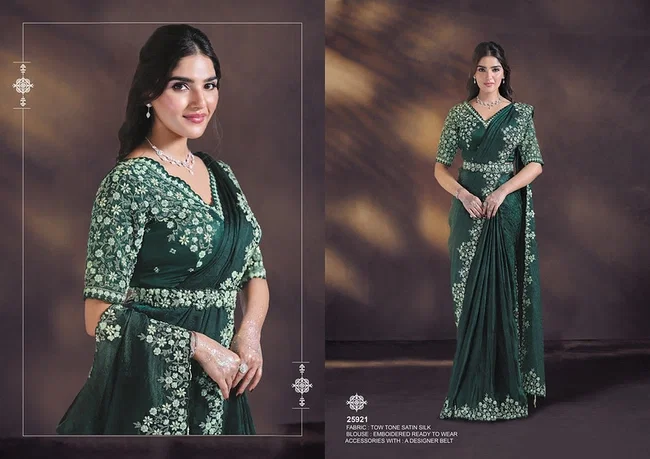 Buy Mahotsav Celeste Designer Party Wear With Readymade Blouse Saree Collection Wholesale 2026