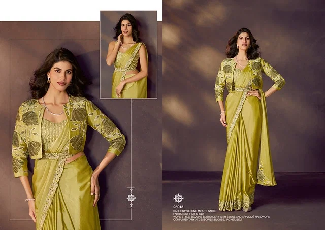 Buy Mahotsav Celeste Designer Party Wear With Readymade Blouse Saree Collection Wholesale 2026