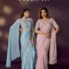 Mahotsav Celeste Designer Party Wear With Readymade Blouse Saree Collection Wholesale