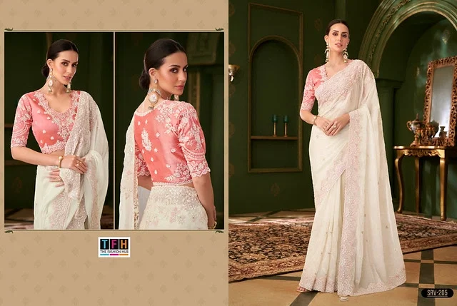 Latest Tfh Sarvaratna vol 2 Heavy Partywear Silk Saree Collection Wholesale 2026