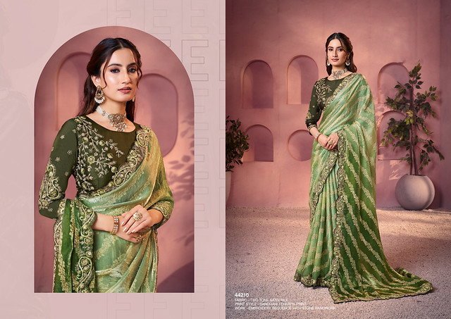 Launching Mahotsav Lehr Designer Two Tone Satin SIlk Saree Collection Wholesale 2026
