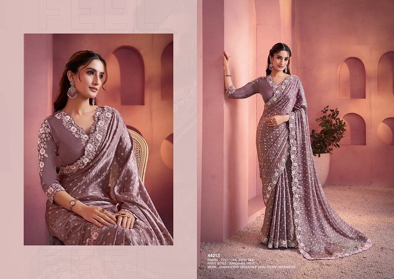 Launching Mahotsav Lehr Designer Two Tone Satin SIlk Saree Collection Wholesale 2026